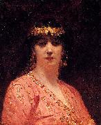 Benjamin Constant Portrait of an Arab Woman USA oil painting artist